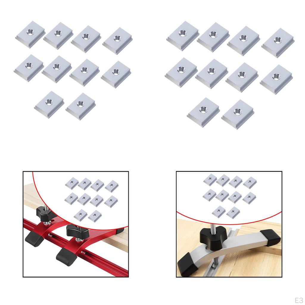 10 Pack of T Slot Sliders for Jig Tool Applications