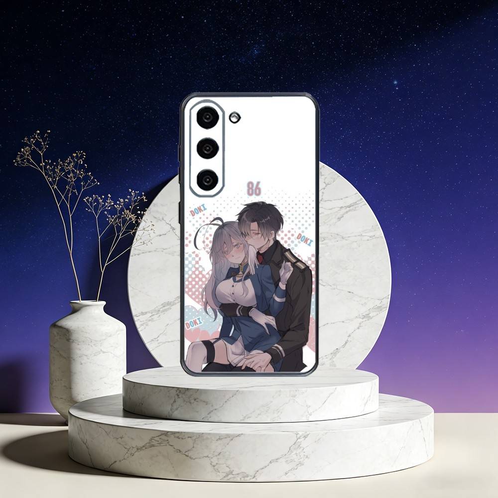 Shin x Lena 86 Phone Case For Samsung Galaxy A73,A72,A71,A70,A53,A52,A51,Others Soft Black Cover