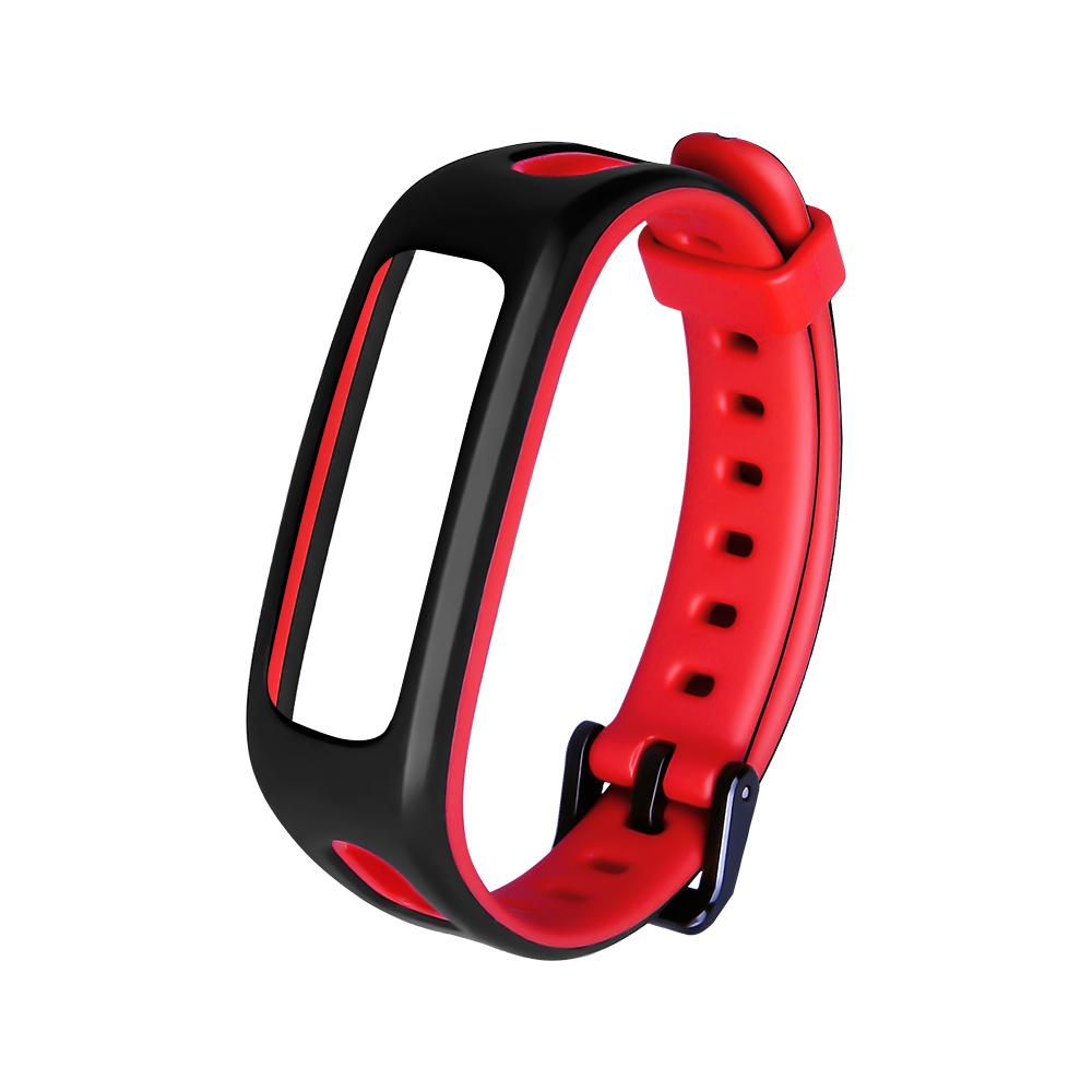 Dual Color Bracelet Colorful Soft Silicone Strap Watch Band Wrist Watchband Wristband