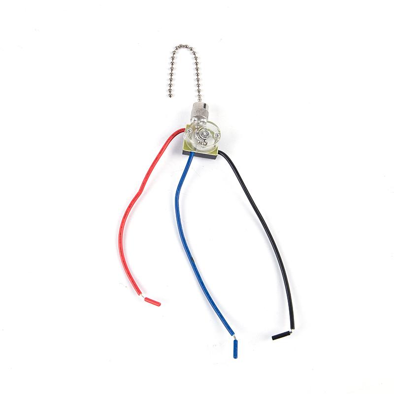 Replacement 3Wire Beads Chain Wall Light Fan Ceiling Switch Pull Cord String