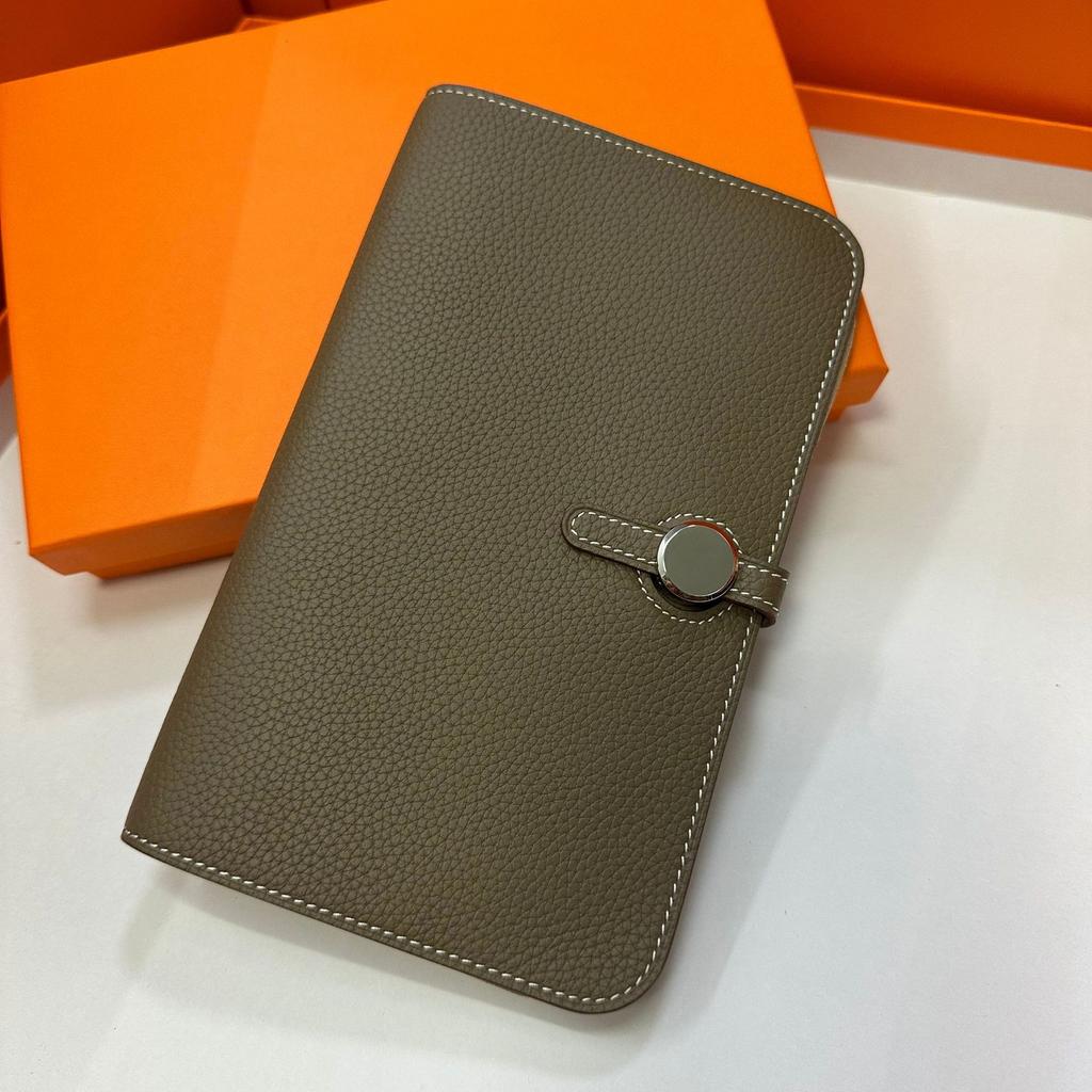 Первый слой togo коровья кожа портативная сумка для паспорта, длинный кошелек универсальный 2023 новый кожаный большая емкость сумка для мелочи