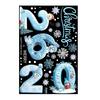 2026 Merry Christmas Window Cling Removable Waterproof PVC Winter Christmas Happy New Year Static Glass Sticker Holiday Party Decoration Decal