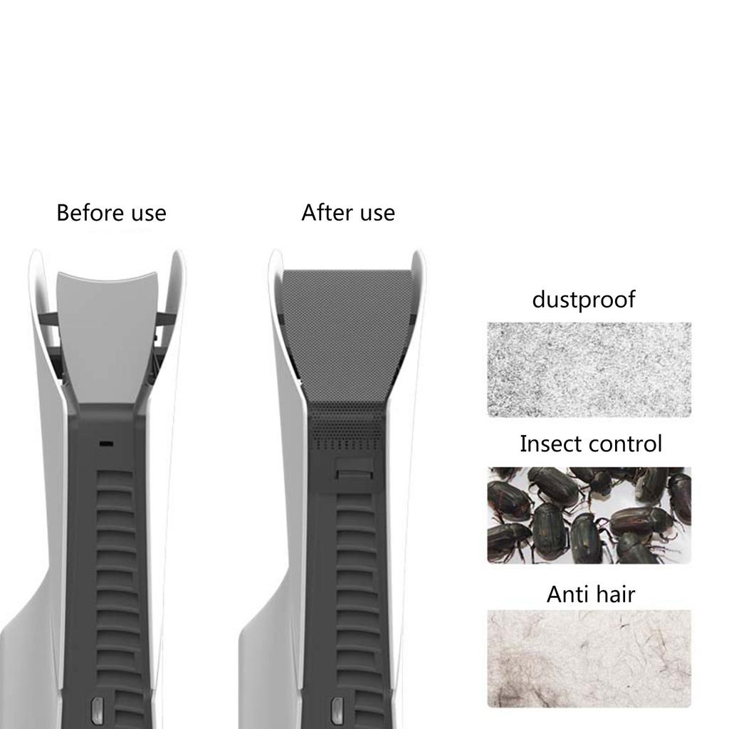 Средняя полоса радиатора, барьерная крышка, пылезащитная крышка, гибкая защитная сетка, геймпад, защита от царапин, пыленепроницаемая накладка для PS5 Slim