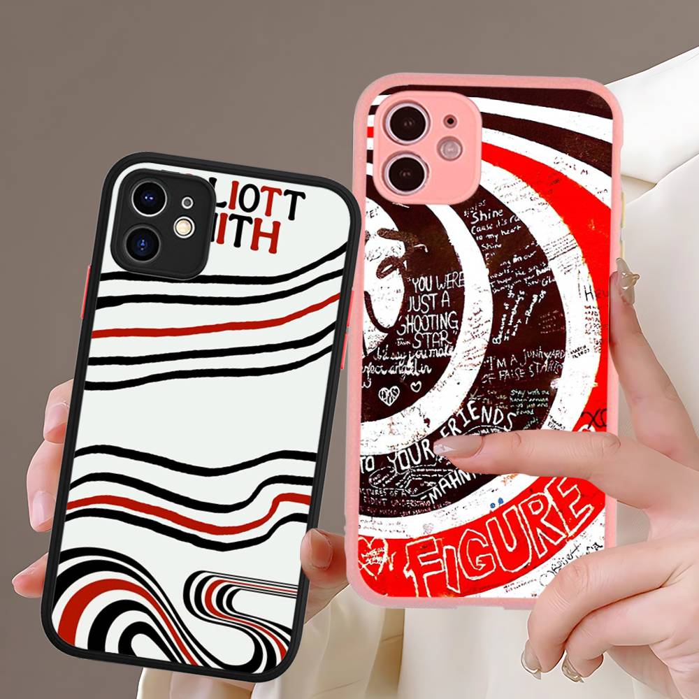 Elliott Smith Figure 8 For IPhone 16 15 14 Plus 13 12 11 Pro Max X XS MAX Translucent Matte Shockproof Cover