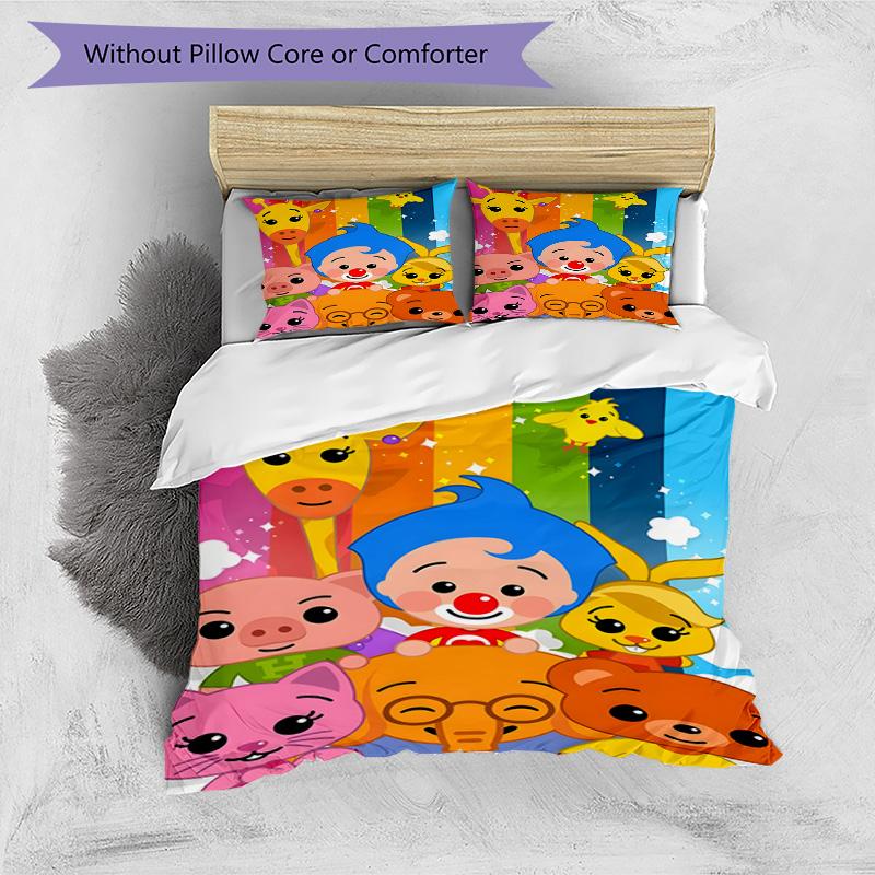 3pcs Flim Flim1 Design Cover Set - HD Printed Bedding with 1 Cover and 2 Pillowcases - Perfect for Home and Dorm Decor