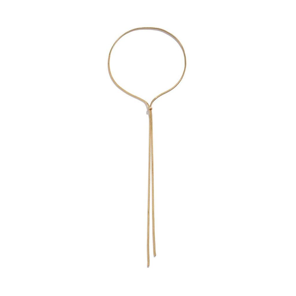 Adjustable Long Tassel Chain In Titanium Steel for Celebrity Stage Performances