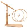 Embroidery Stand Portable Adjustable Wooden Desktop Embroidery Stitch Frame Holder