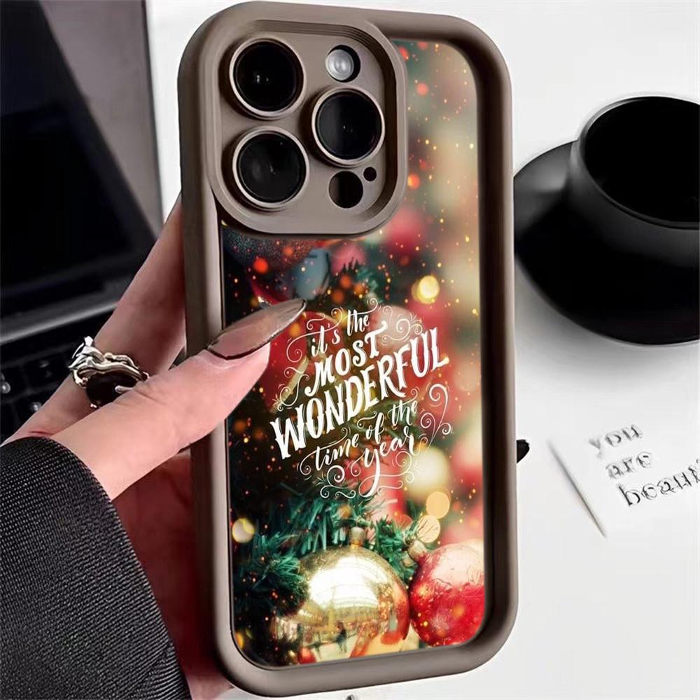 Чехлы для телефонов Ae115 Merry Christmas Happy New Year для Xiaomi 14T 12 11 Lite 5G NE Redmi 13C 14C 9a A3 Note 12 Pro 11s Angel Eye Ladder Protective Cover