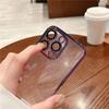Luxury Electroplated Clear Silicone Phone Case For iPhone 15 Pro 14 13 12 Mini 11 X XR XS Max 78 Plus Lens Protection Back Cover