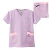 Nursery Colorful Animal Scrub, Chest and Armpits Not Too Open, Smooth Feel, Medical White Coat, Women's and Men's, Size L, Mouse, 9208309A