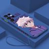 Hunter×Hunter Animation For Samsung S24 S23 S22 S21 S20 Fe S10 Note 20 10 Ultra Lite Plus Liquid Left Rope Phone Case