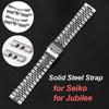 Нержавеющая сталь Браслет для часов Seiko Изогнутый Прямой Конец Браслет для Jubilee 18мм 20мм 22мм Быстросъемный ремешок Замена ремешка