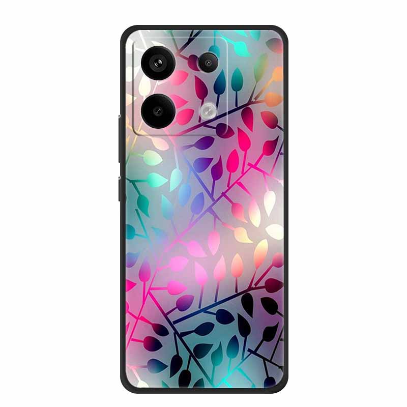 Для Xiaomi Redmi Note 13 Pro 5G 4G Чехол Животные ТПУ Мягкий Силикон Задняя Крышка Чехлы для Телефона для Redmi Note13 4G 5G Бампер Волк Пара