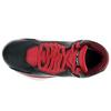 Li Ning WOW 2 Модные Упругие Скользкие и Износостойкие Баскетбольные Кроссовки Средней Высоты Мужские Черно-Красно-Белые ABAH017-4