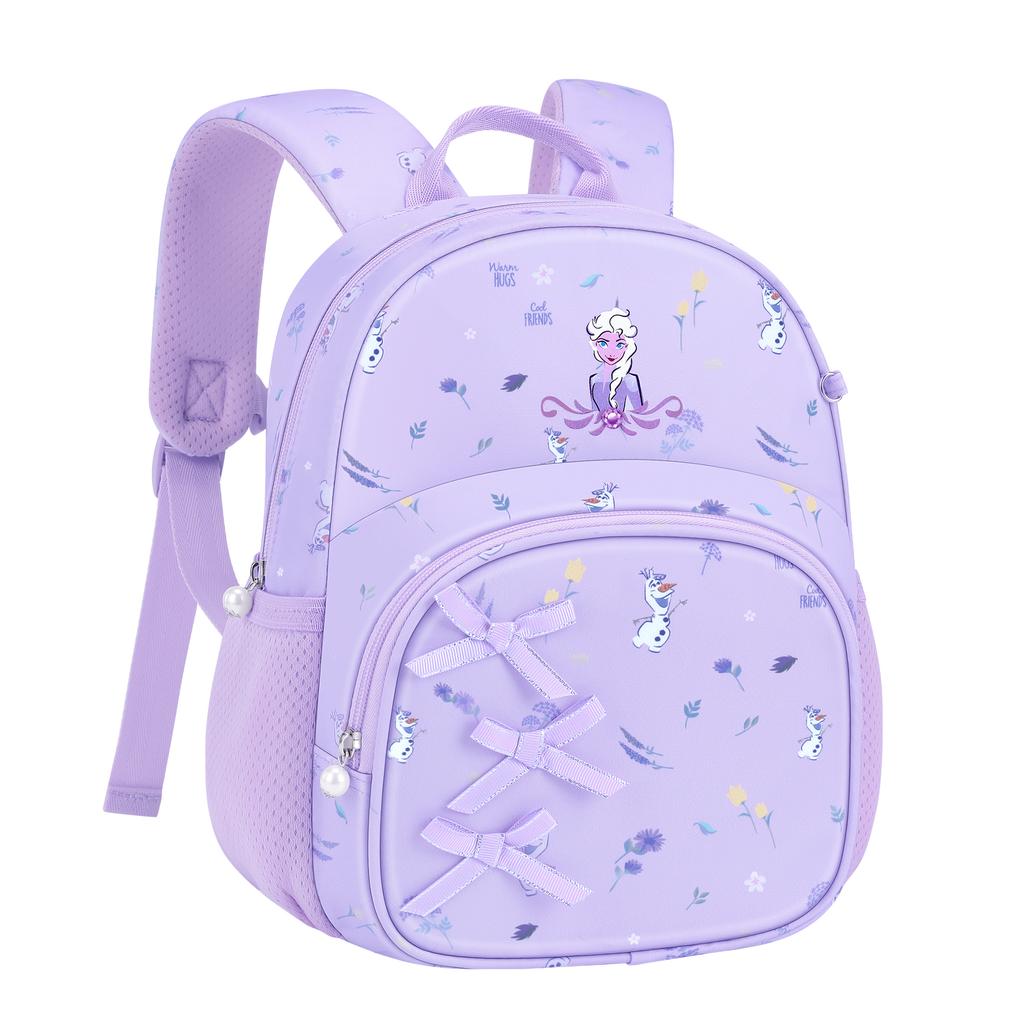 Disney Frozen Series Cute Simple Lightweight Backpack Women Backpack Purple B20101-F2