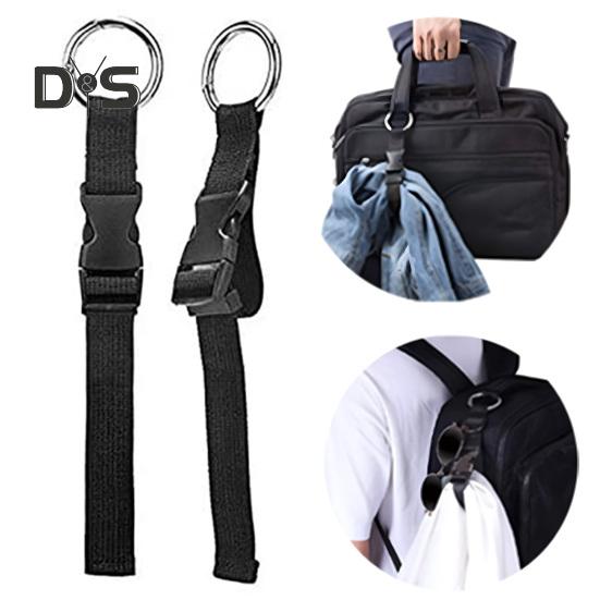 1/2 шт. багажный ремень, регулируемый держатель для куртки, прочный чемодан, соединительный ремень для багажа, дорожный ремень с пряжкой-кольцом и крючками для путешествий