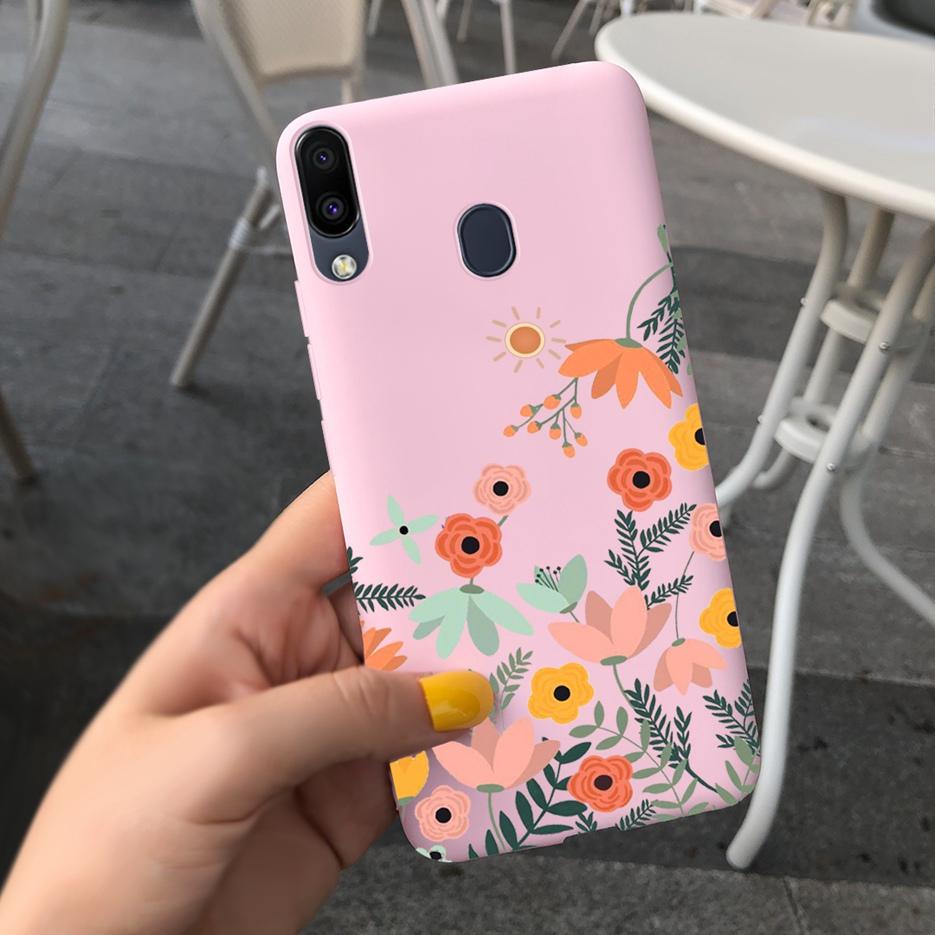 Для Samsung Galaxy M10 M20 M30 Чехол Стильный Мультяшный Подсолнух Мягкий Силикон Задняя Крышка Телефона Для Samsung M 10 20 30 M305F Fundas