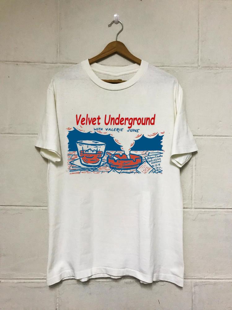 Винтажная футболка Velvet Underground с Валери Джун, унисекс, размер от S до 5XL, SN360, унисекс