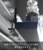 Боковая полка для специй Yamazaki, W38 x D9 x регулируемая стойка, просто крепится на рейку вытяжки, Черный, H6.2см (исключая винты), бренд, капюшон. (1796 г.)