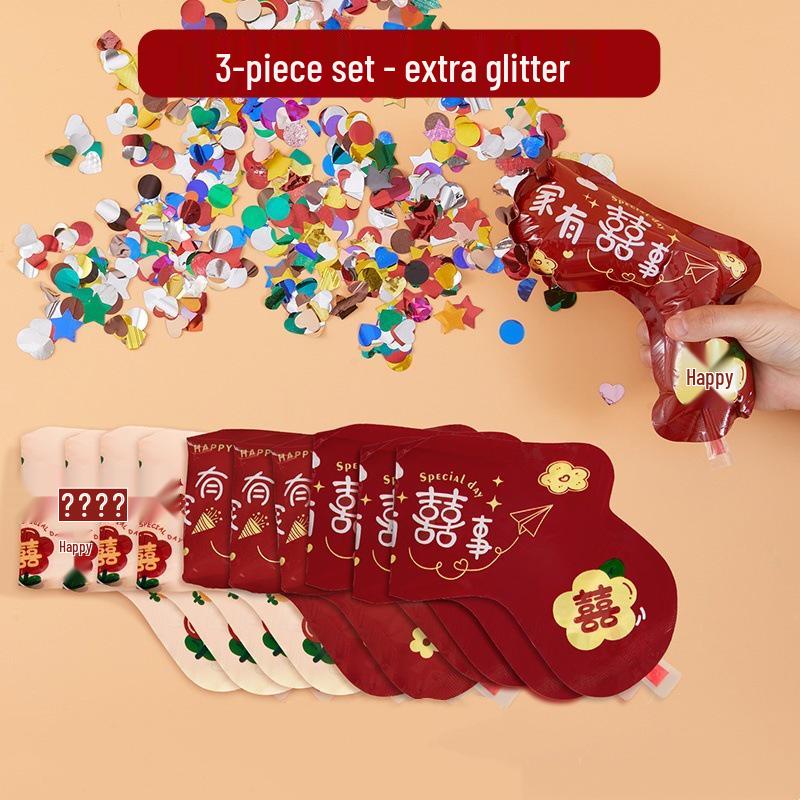 Creative Wedding Confetti Cannons & Spray Flower Guns - Handheld Party Props