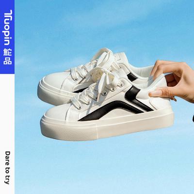 Маленькие белые туфли женские летние новые дышащие парусиновые туфли универсальные повседневные спортивные туфли на толстой подошве