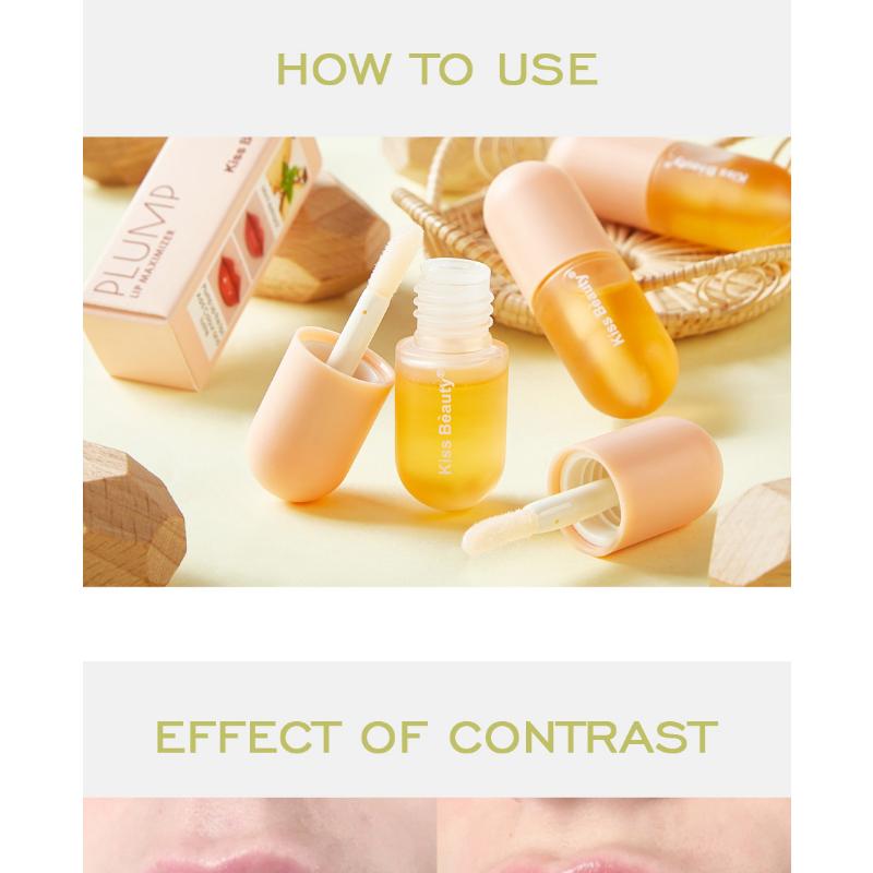 KISS BEAUTY Capsule Capsule Lip Glum Holly Увлажняющее и подвижное средство для губ