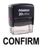 Printtoo Office Стационарный резиновый штамп ПОДТВЕРДИТЬ Самостоятельную печать на заказ
