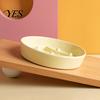 Slow Feeder Bowl for Puppies Pet Bowl, Ceramic Anti-vomiting Dog Non-Slip Anti-choke Food Reduces Choking Dogs Cats Scratch-resistant