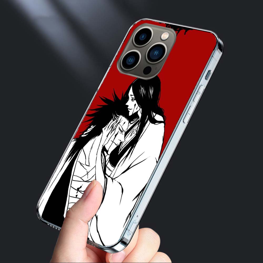 BLEACH Кемпачи Зараки Чехол для телефона Для Iphone 16E 15 Pro 14 Plus 17E 16 17 Pro Max Air 11 12 13 Mini Ударопрочный Capa Милый Cove