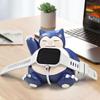 Anime  Figure Snorlax Cute Model Doll Watch Bracket Desktop Decoration Action Figurine Statue Children Birthday Gift