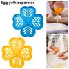 Разделитель яичного желтка, многофункциональный разделитель яичного желтка, кухонный инструмент для выпечки, позволяющий одновременно отделять яичный белок