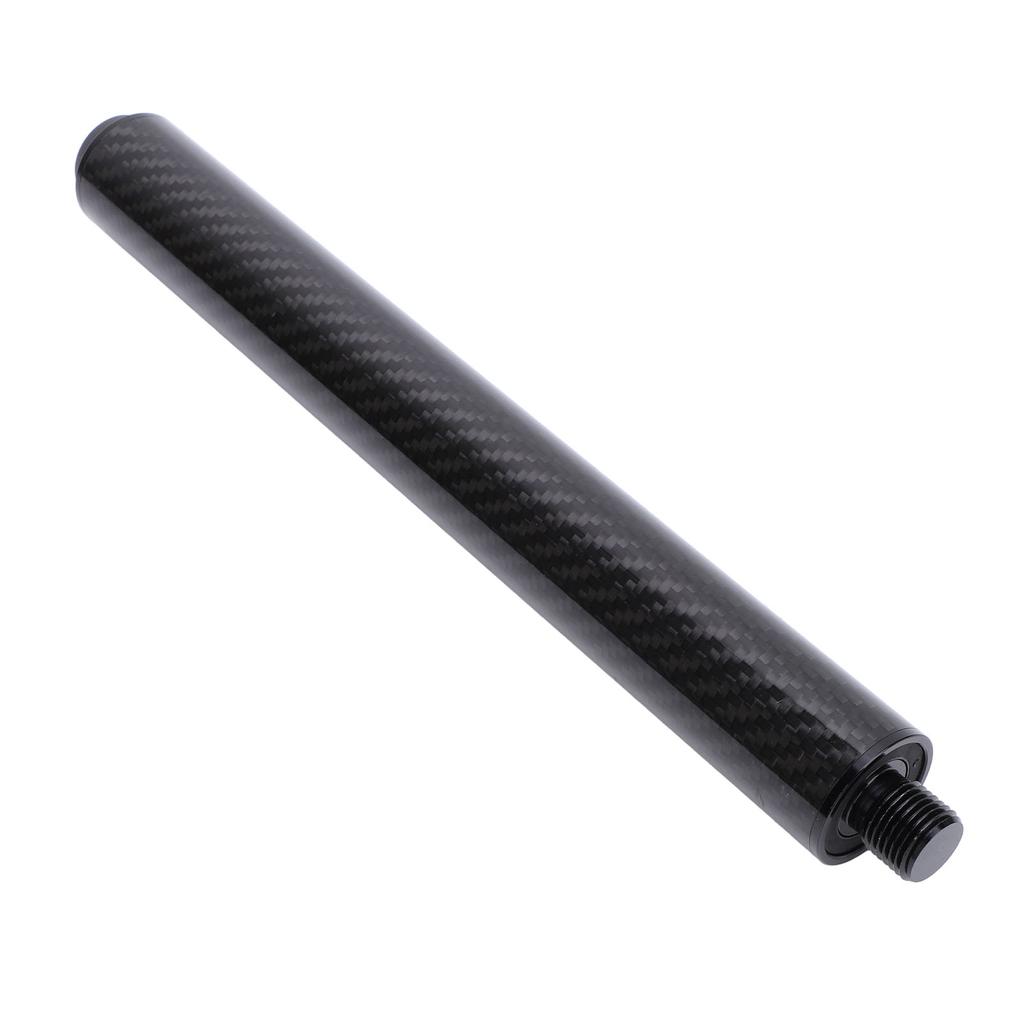 Pool Cue Extension 10 Inch Carbon Fiber Billiard Pool Cue Extender with Bumper for Predator Cues