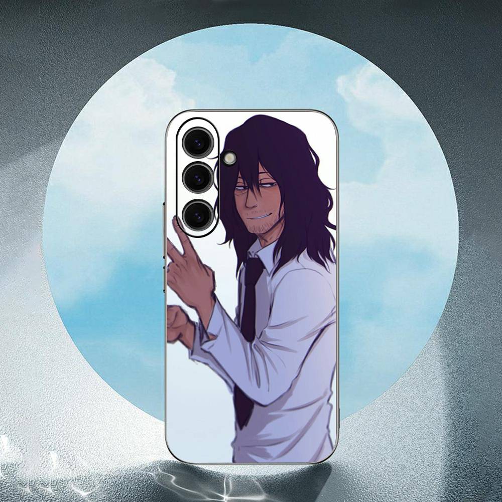 Чехол для телефона 'Eraser Head Shota Aizawa' Роскошный Черный для Samsung Galaxy S23 S24 S25 Ultra S22 Plus S21