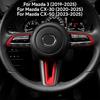 Top Suede Trim LHD RHD Sticker For Mazda 3 Axela BP -2024 2025 CX30 CX-30 -2025 CX50 CX-50 -2025 Car Steering Wheel