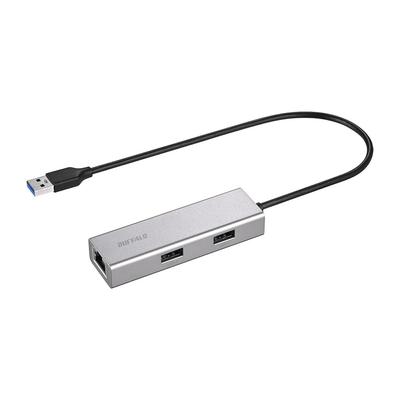 Buffalo Совместимая с Giga USB Type-A док-станция сетевой адаптер проводной сетевой USB-концентратор USB3.2(Ген1) Японский производитель Silver LUD-U3-AU101SVN