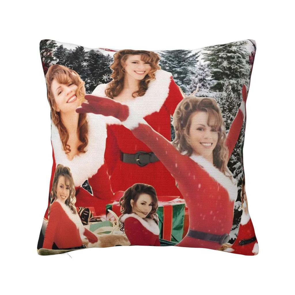 Mariah Carey American Singer Pillow Cover Cushion Cover Soft Graphic Pillow Case Novelty Pillowcases For Sofa Home Decorative