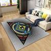 Masonic Carpet Freemason Illuminati Ring Area Rug Large,Carpet All Seeing Eye Rugs Carpets for Living Room,Fitness Pet Floor Mat