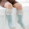 1 Pair Baby Socks Fashion Cotton Cute Animal Printed Knee High Socks Kids Boy Girl Cute Socks Anti Slip Cartoon Warmers 0-4Y