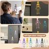 3D Printed Skeleton Human Joint Movable Children's Halloween Toy Creative Refrigerator Magnet