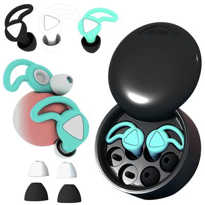 Снижение шума во время сна, беруши, защитные наушники, противошумные, водонепроницаемые, силиконовые, беруши, защита ушей, беруши для путешествий, дома