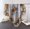 Four Seasons Universal Imitation Silk High-End Printing Large Square Scarf Silk Scarf Shawl Headscarf Neck Protection Scarf Decorative Women'S Scarf
