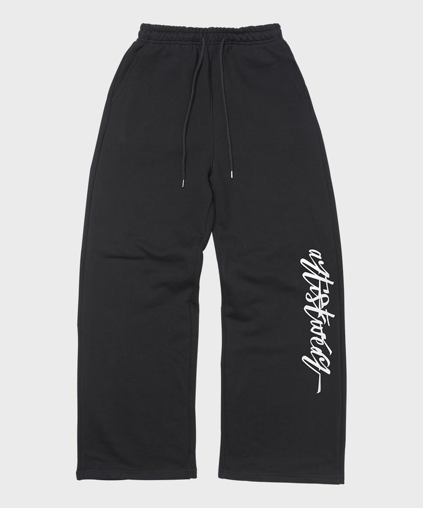 ARTISTWEAR [Atw] Широкие эластичные брюки с автографом