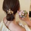 Flower Hair Rope Sweet Simple Style Acrylic Hair Tie For Women Ponytail Rubber Band Temperament Hair Accessories