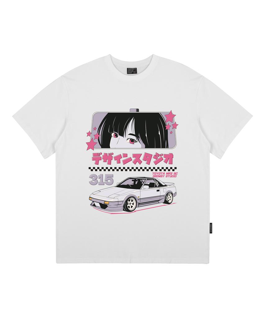 Deulousi Dw Mr2 Футболка с коротким рукавом Белая