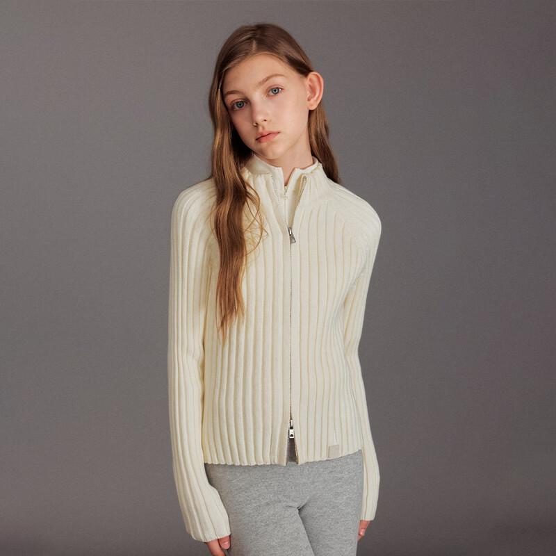 ELLE KIDS Girls' Ribbed Knit Cardigan