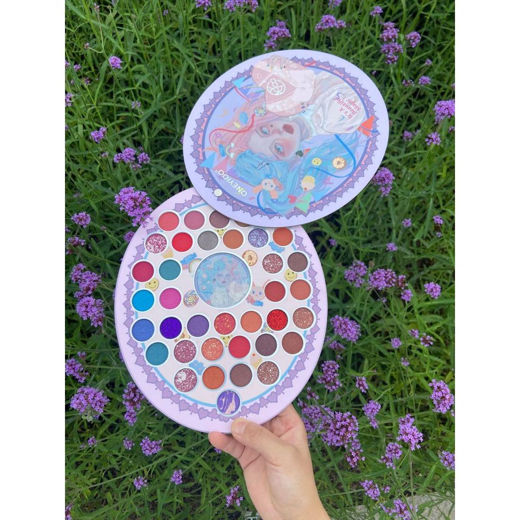 Палитра теней для век Magic Girl Pattern из 38 цветов, матовая перламутровая универсальная палетка для макияжа