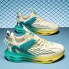 Men's Shoes Summer New Thick-soled Mesh Fly-woven Breathable Non-slip Men's Dad Height-increasing Sports Running Shoes