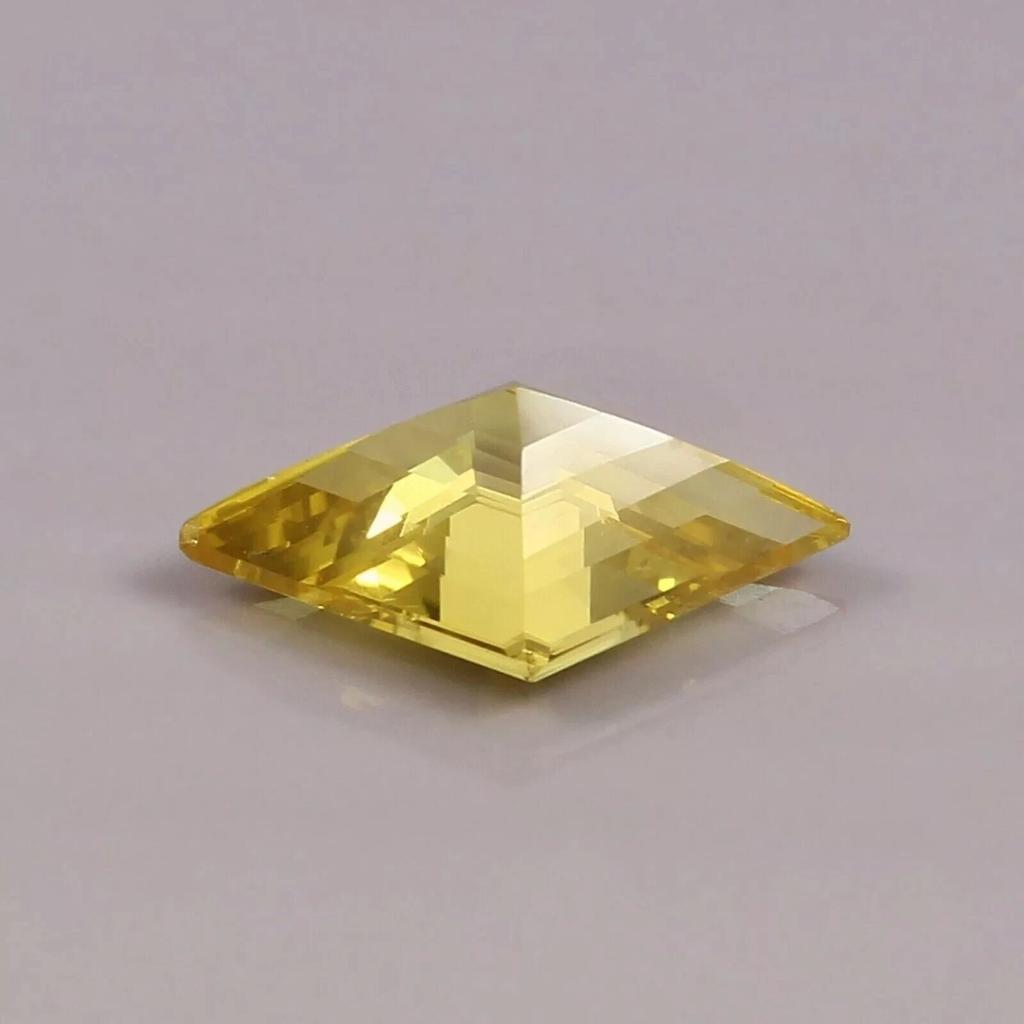Natural Yellow Shine Sapphire Ceylon 8-10 Ct Fancy Cut Stunning Loose Gemstone