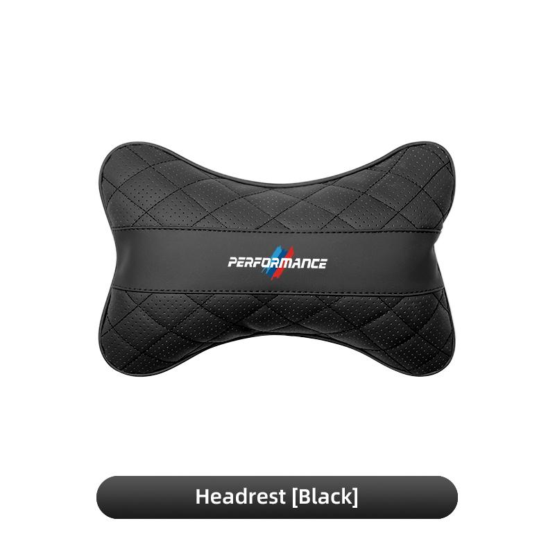 BMW Car Seat leather Neck Pillow Headrest Car Sticker For BMW M E46 E90 E60 F30 F10 E39 E36 F20 G30 G20 E87 E92 E91 E30 F11 F31 NWHCY1