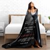 Moody Black and White Art for all seasons blanket lunch break throw gift